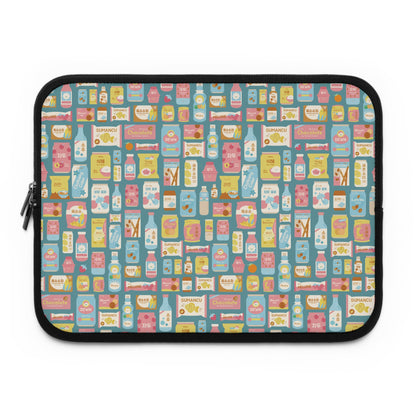 Sweet Pastel Korean Snacks Laptop Sleeve - Cute K-Pop Tech Accessories