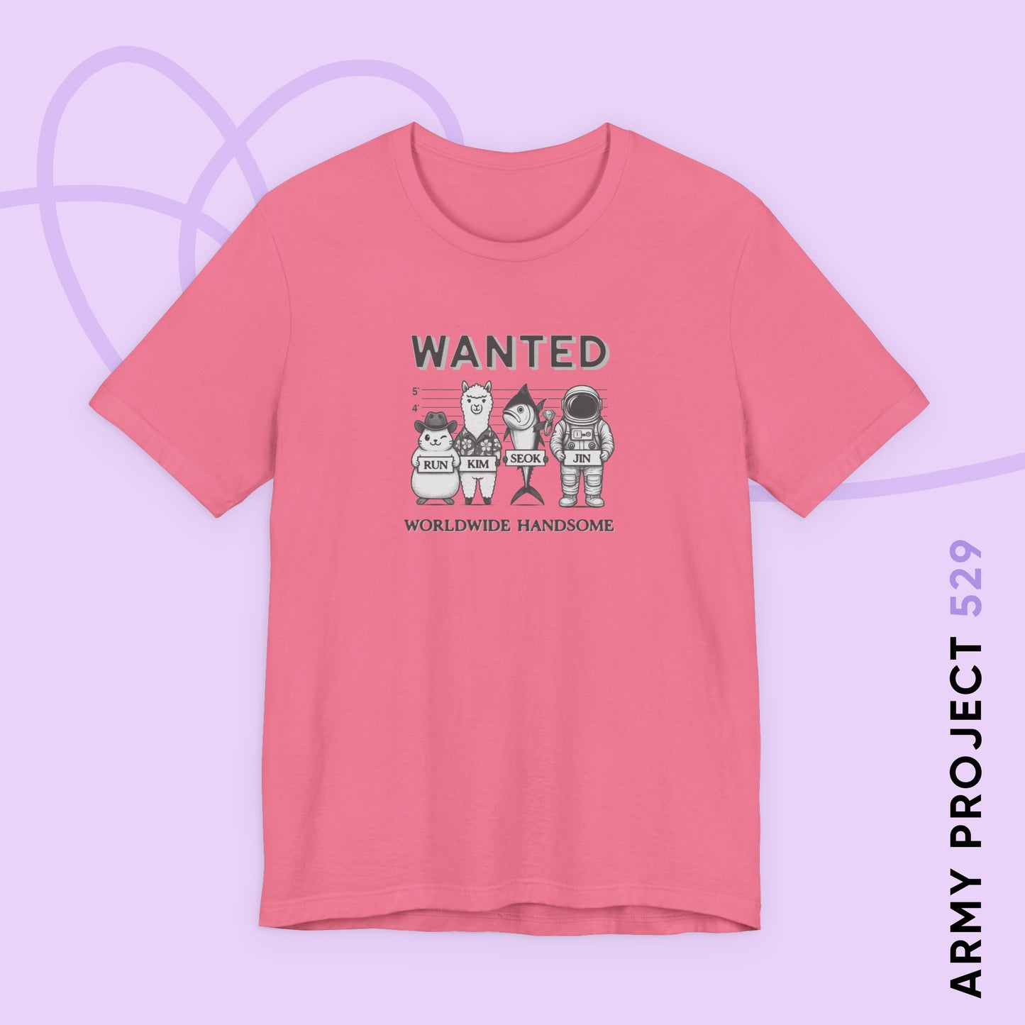 Run Kim Seokjin Unisex Jersey Short Sleeve Tee
