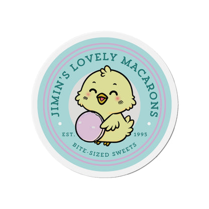 Jimin Fridge Magnet - Cute Fanmade BTS Merch - Jimin's Lovely Macarons - Subtle ARMY Decor