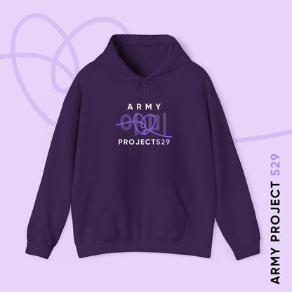 ARMY Project 529 Hoodie - ARMY Apparel - Cozy Unisex Sweatshirt