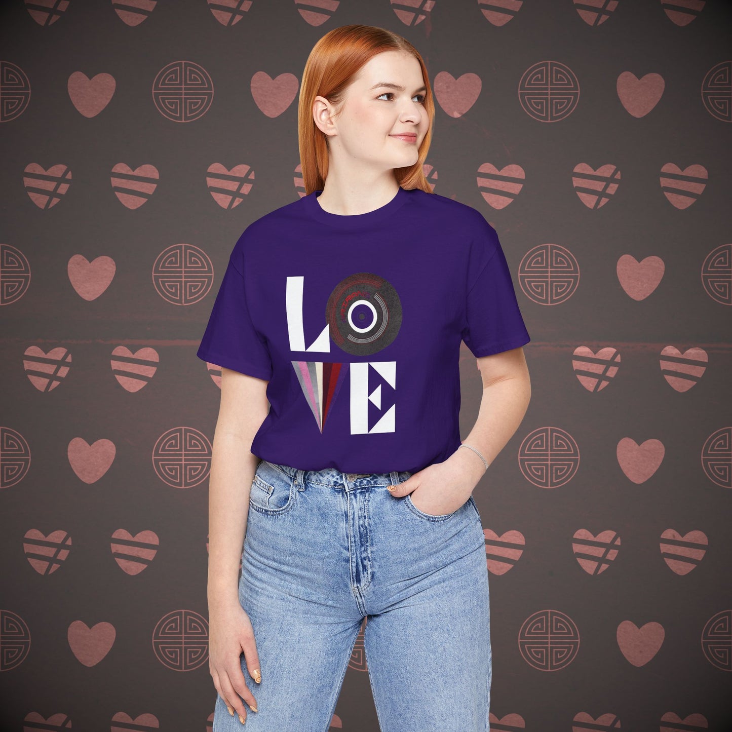 OT7 Short Sleeve Shirt - Love Record - Unisex Jersey T-Shirt
