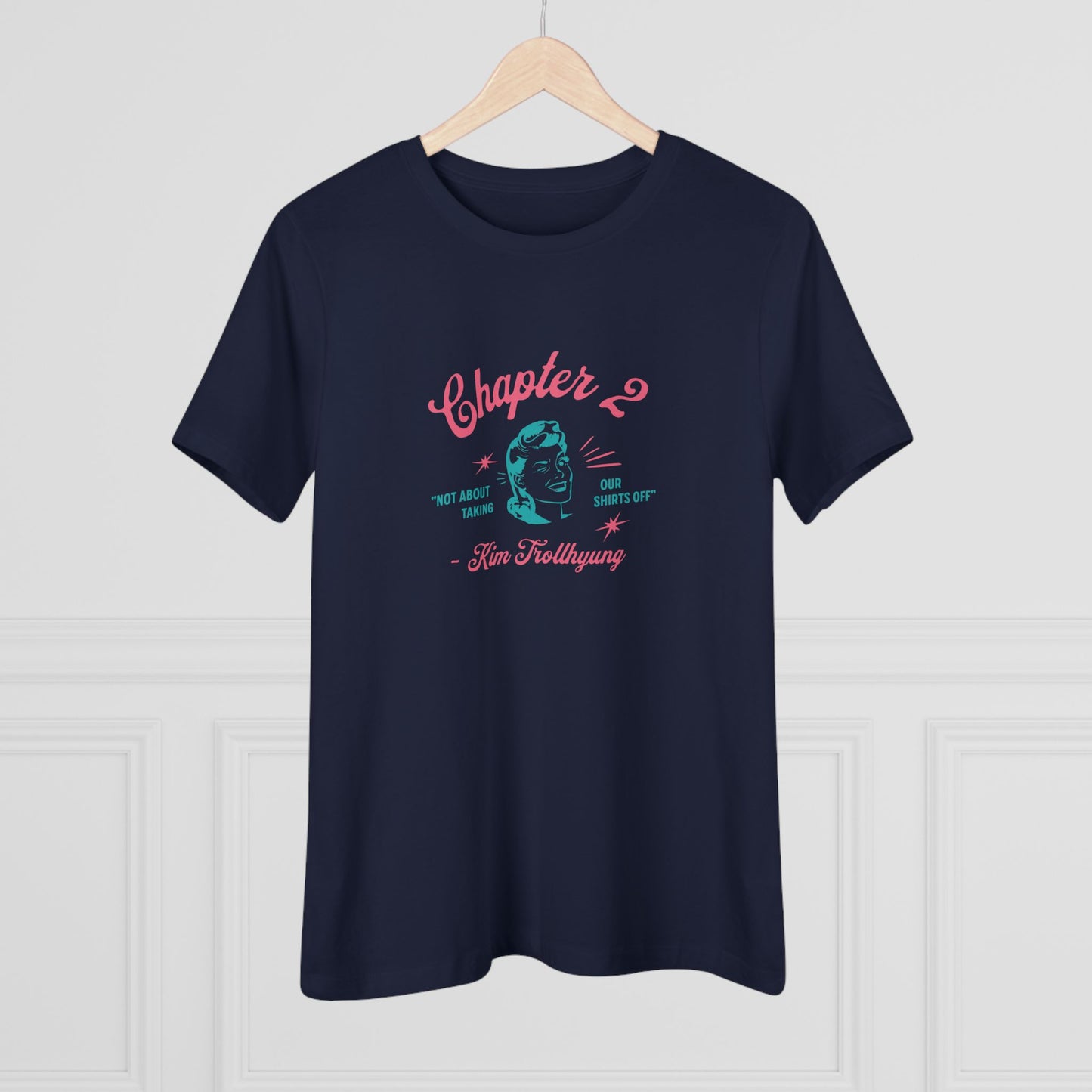 Taehyung Women's Tee - 'Kim Trollhyung' - Fanmade BTS Merch - Soft Jersey T-Shirt