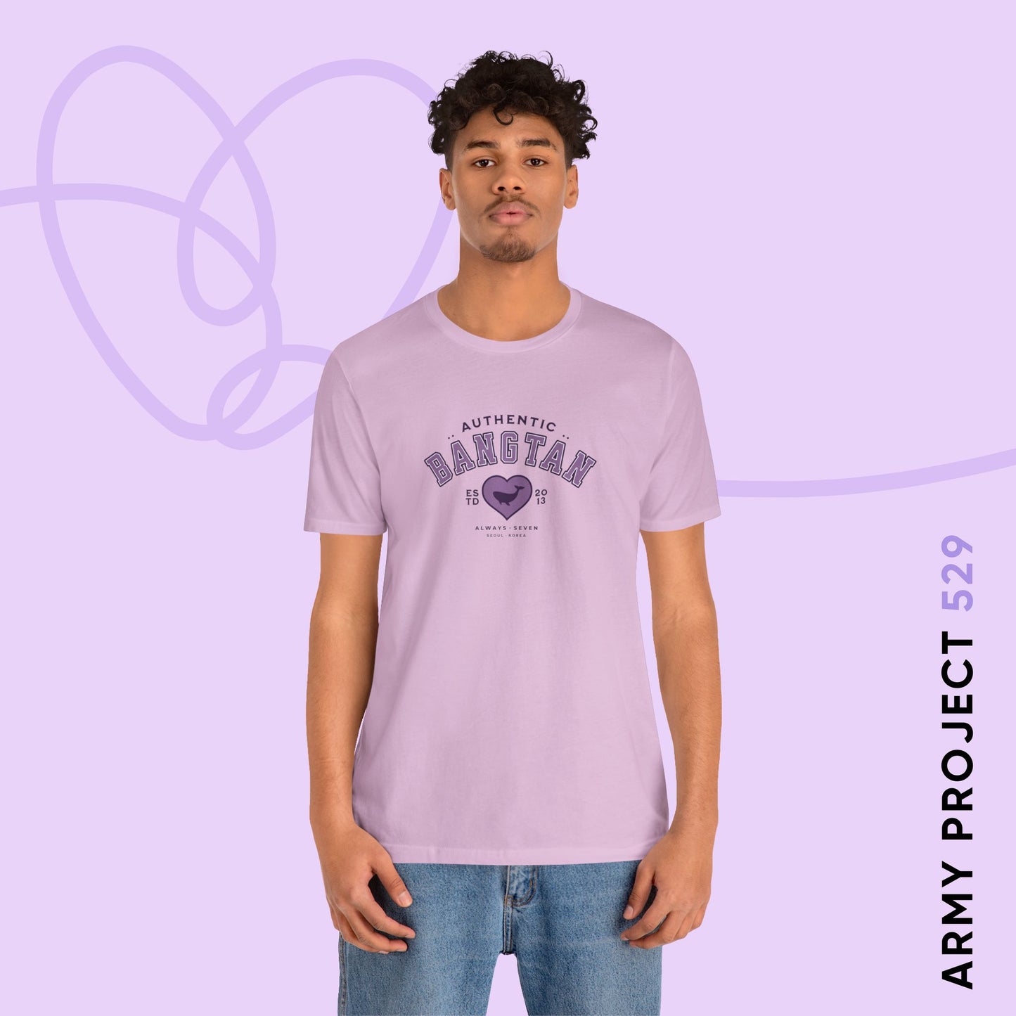 OT7 Short Sleeve Shirt - Bangtan Athletics - Fanmade BTS Merch - Unisex Jersey T-Shirt