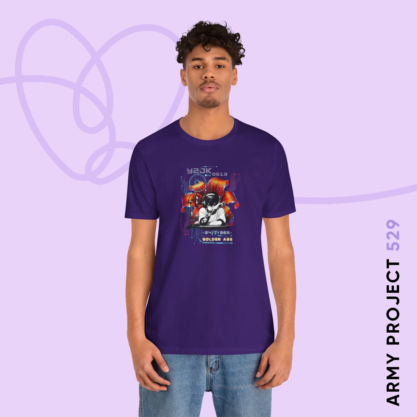 Jungkook Y2JK Retro Series Unisex Jersey Short Sleeve Tee