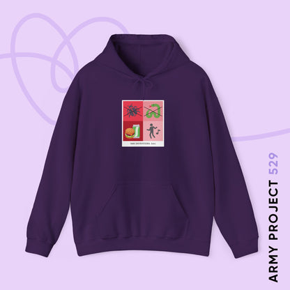 Hobi Hoodie - Funny Fanmade BTS Merch - Care Instructions - Cozy Unisex Sweatshirt