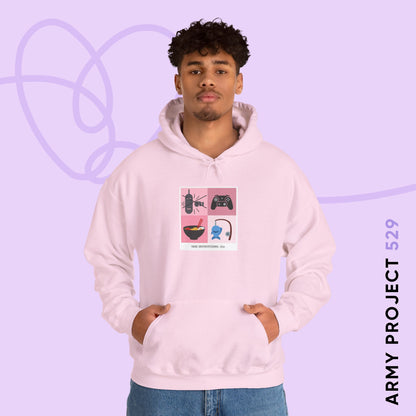 Jin Hoodie - Funny Fanmade BTS Merch - Care Instructions - Cozy Unisex Sweatshirt