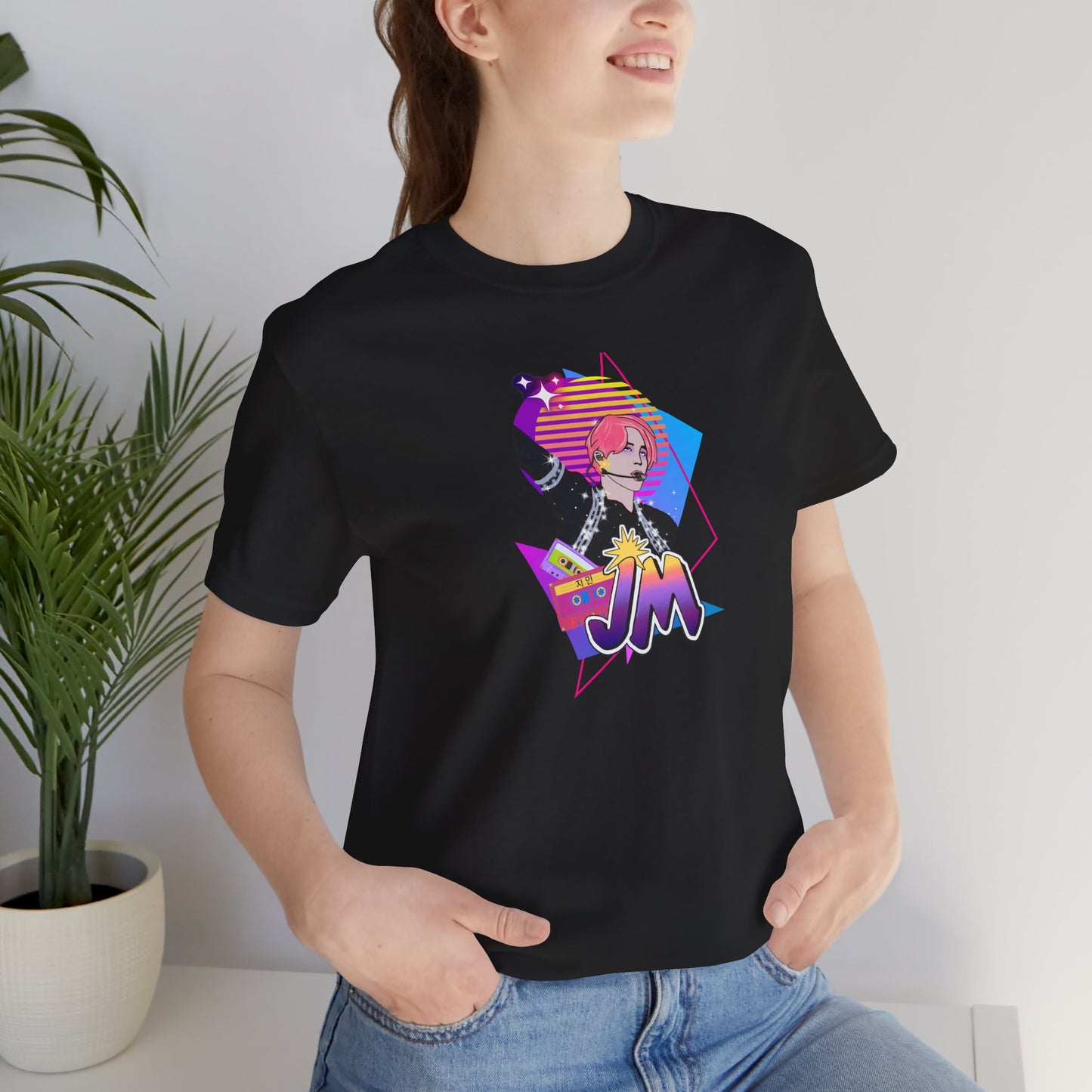 Jimin 1980s Retro Series Unisex Jersey Short Sleeve Tee