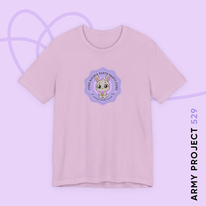 Jung Kook Short Sleeve Shirt - Cute Fanmade BTS Merch - Jung Kook's Party Party Cone - Soft Unisex T-Shirt