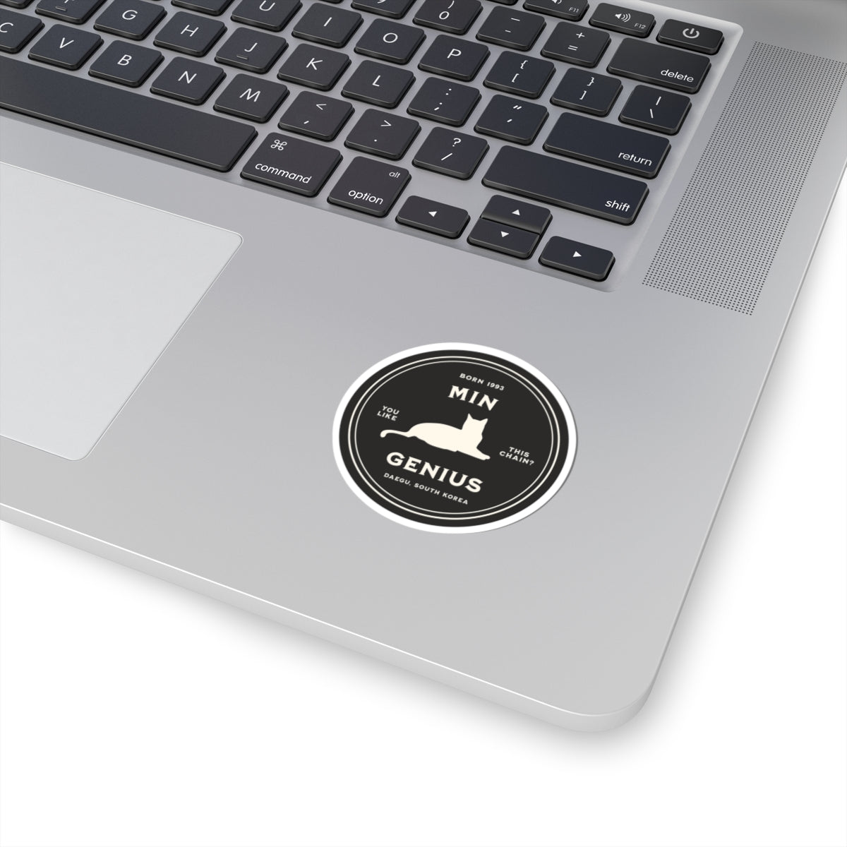 Min Genius Badge Series Vinyl Sticker