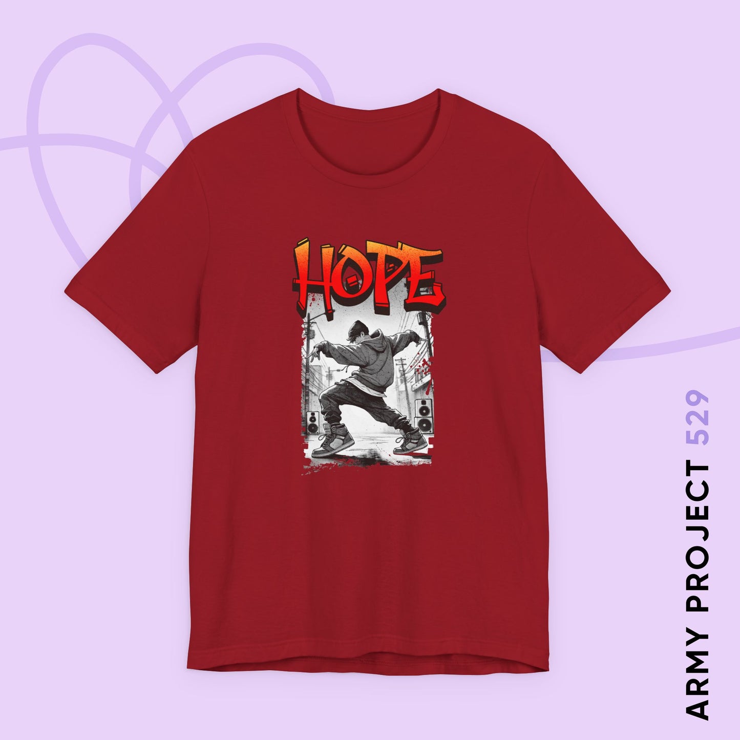HOTS with Hope (Arson ver.) Unisex Jersey Short Sleeve Tee