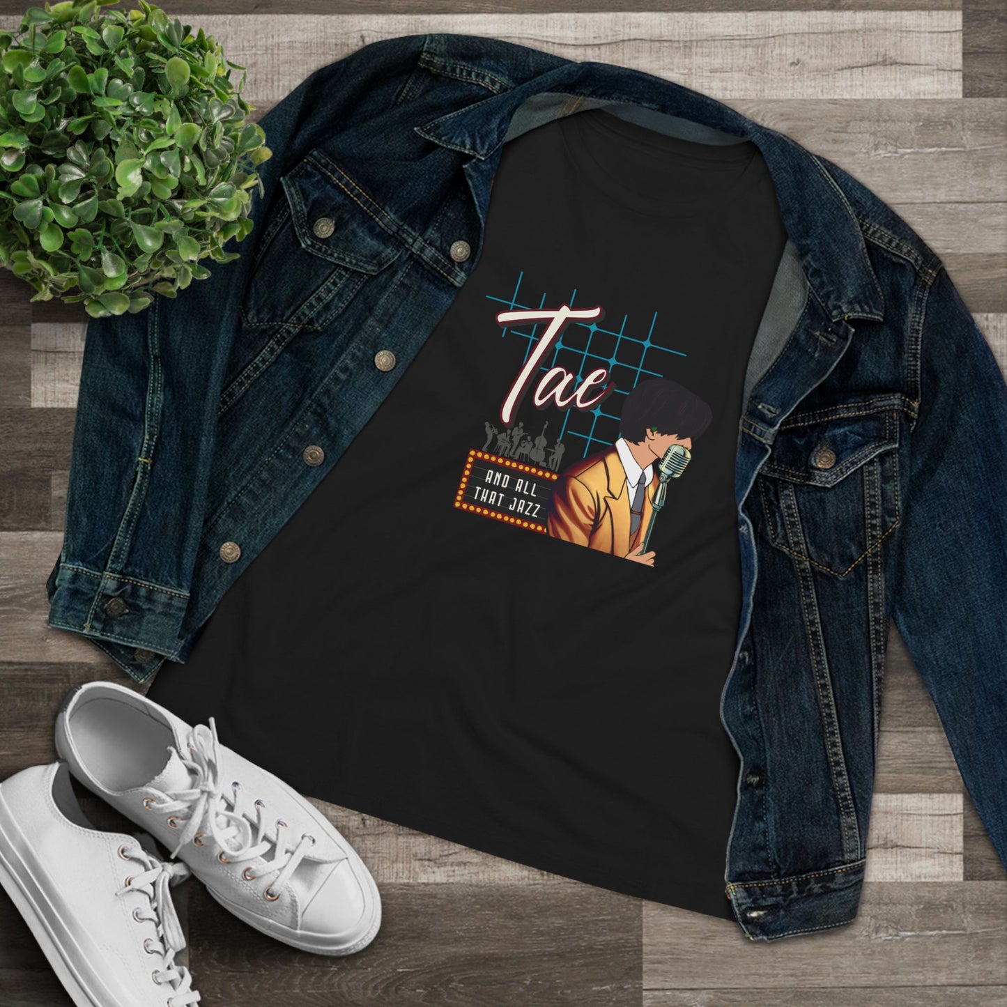 Taehyung Women's Tee - BTS Fanmade Retro Series - 50s Vintage Aesthetic - Soft Jersey T-Shirt