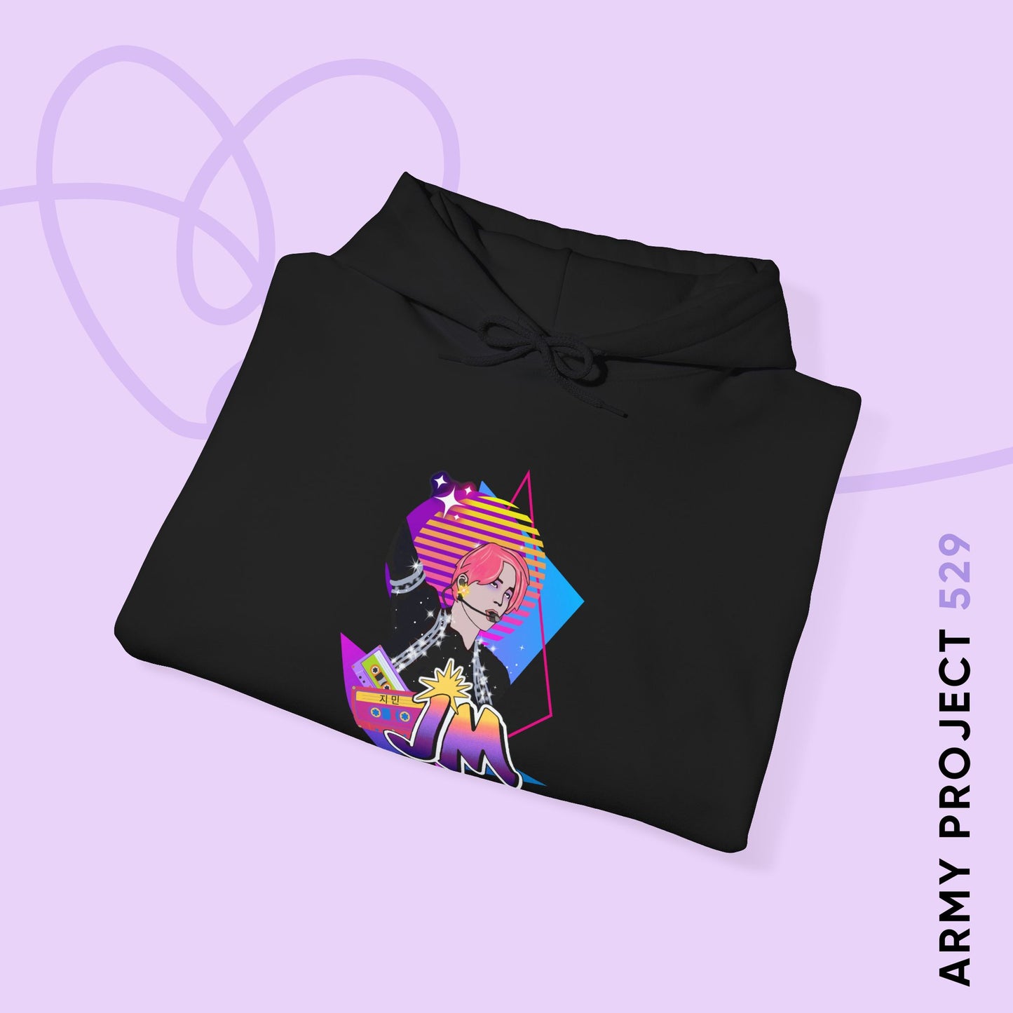 Jimin 1980s Retro Series Unisex Heavy Blend™ Hoodie