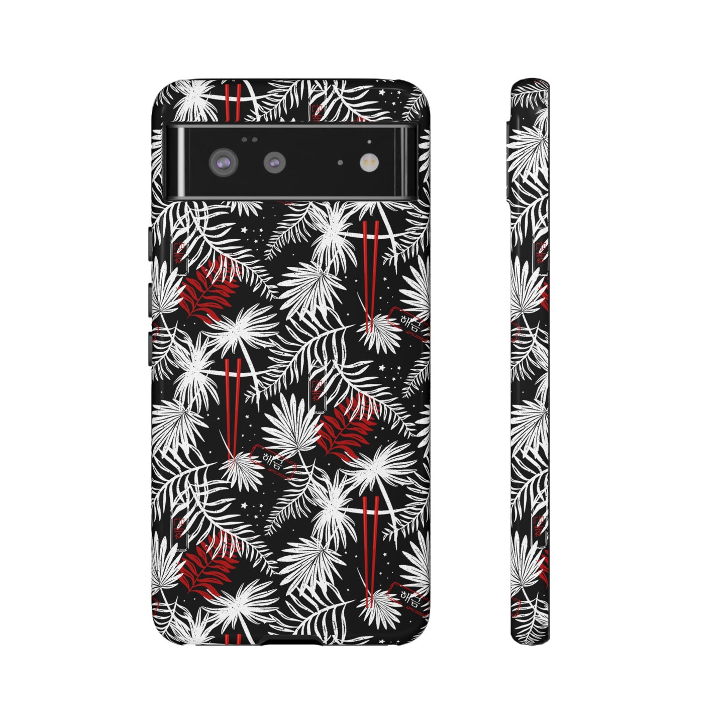 Yoongi Tough Phone Case - Tropical Chopsticks - Fanmade BTS Merch - iPhone, Galaxy, Pixel