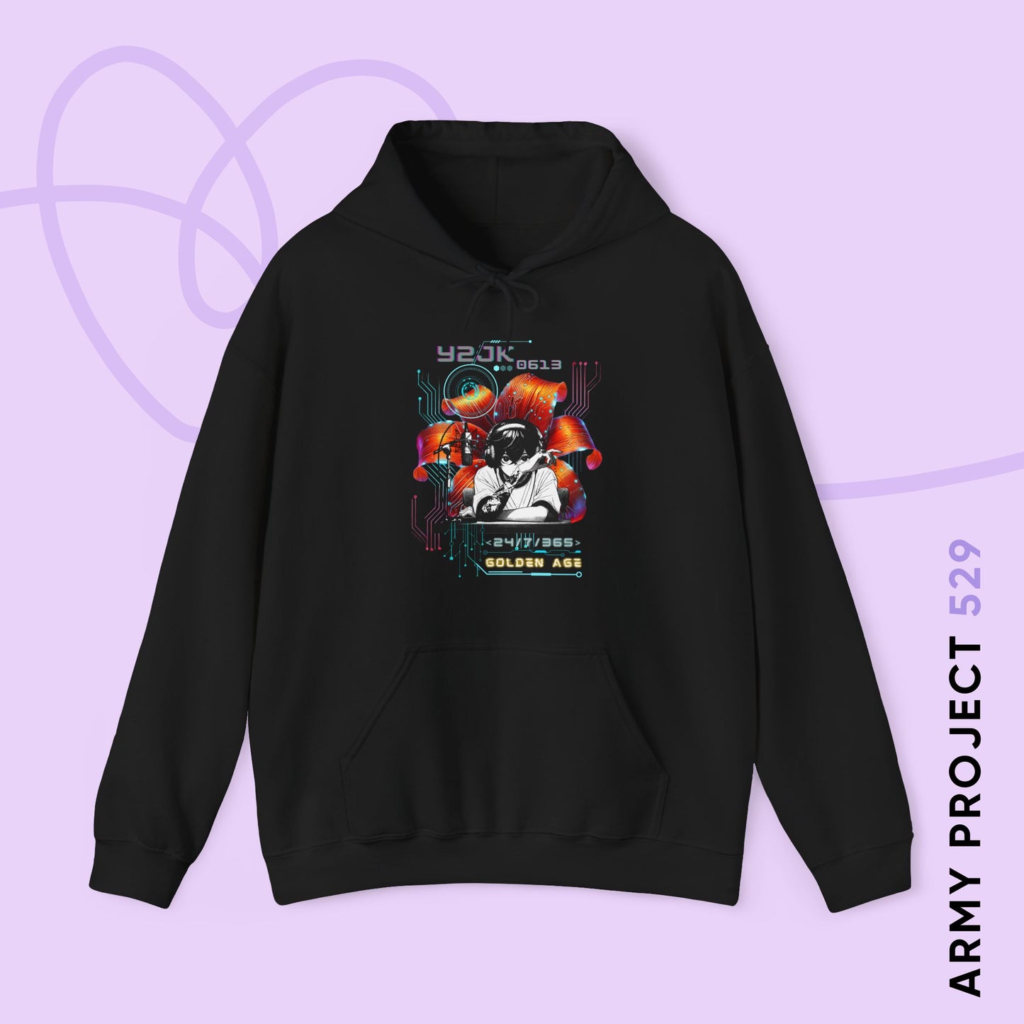 Jungkook Y2JK Retro Series Unisex Heavy Blend™ Hoodie