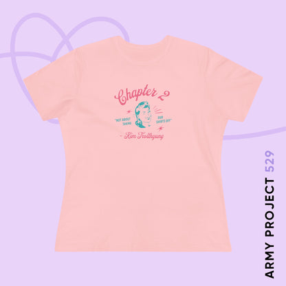 Taehyung Women's Tee - 'Kim Trollhyung' - Fanmade BTS Merch - Soft Jersey T-Shirt