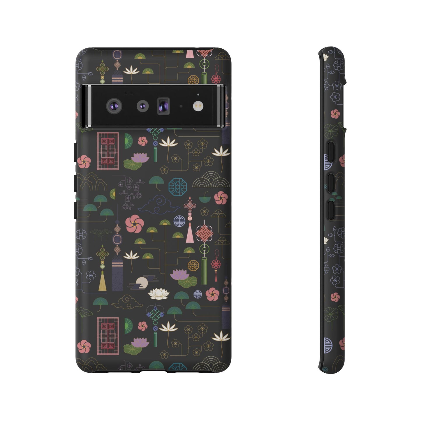 Norigae Night Garden Tough Phone Case - Elegant K-Pop Merch - iPhone, Galaxy, Pixel Cover