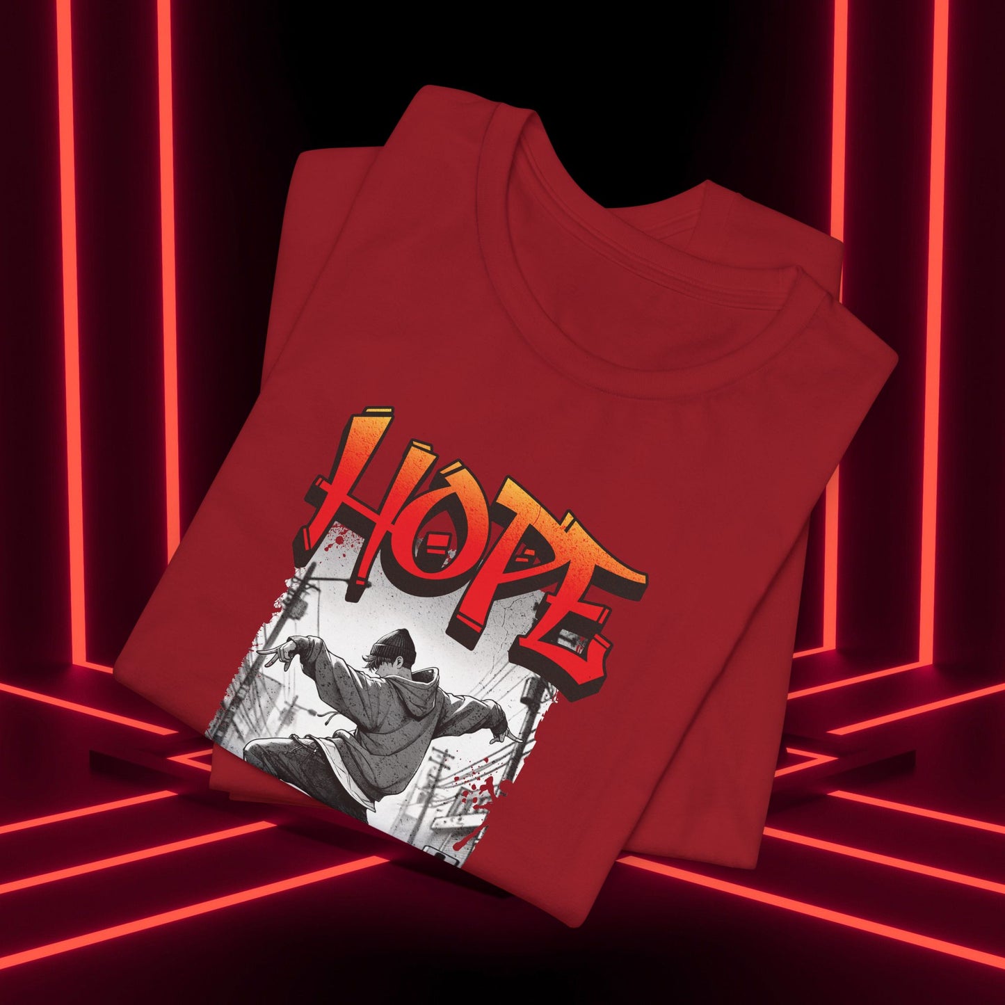 Hobi Concert Short Sleeve Shirt - HOTS with Hope (Arson Ver.) - Fanmade BTS Merch - Soft Unisex T-Shirt