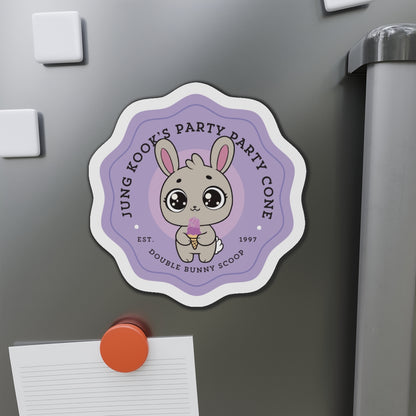 Jung Kook Fridge Magnet - Cute Fanmade BTS Merch - Jung Kook's Party Party Cone - Subtle ARMY Decor