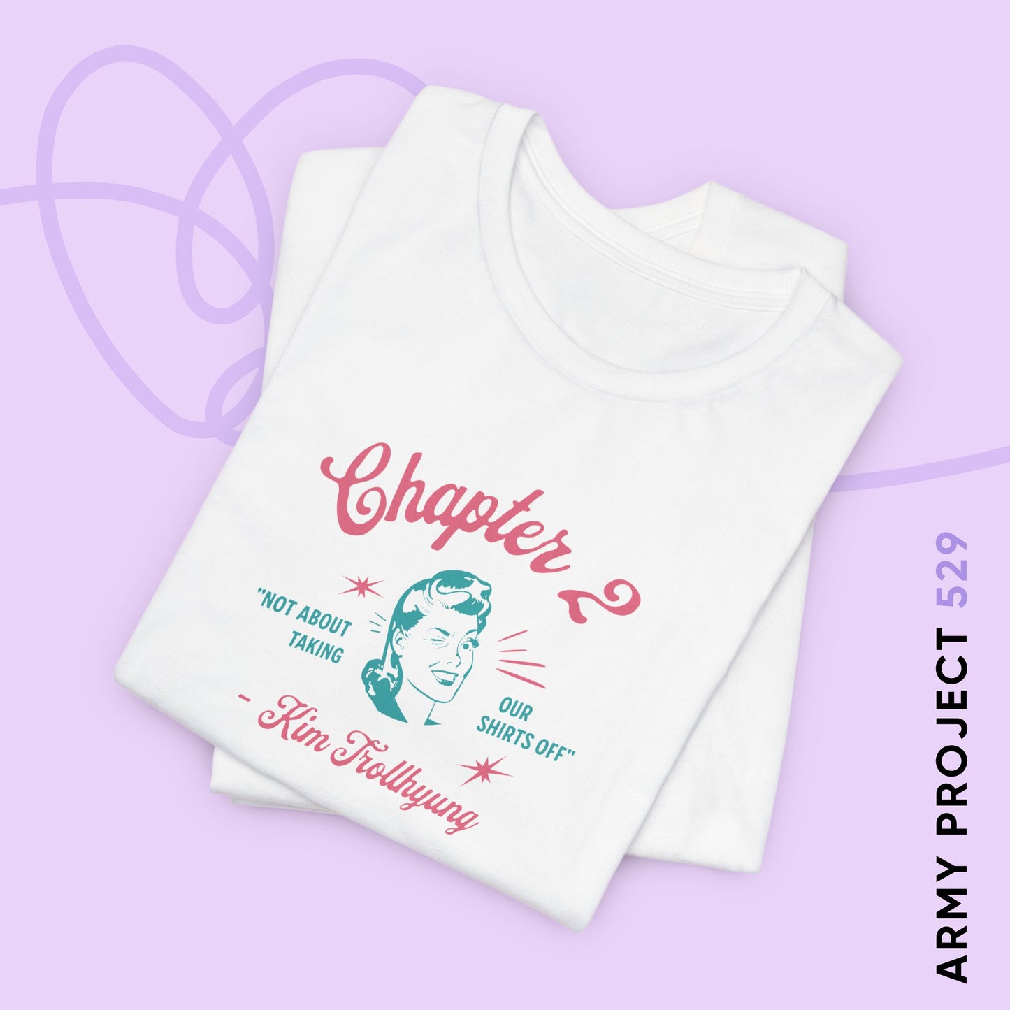 Taehyung Short Sleeve Shirt - 'Kim Trollhyung' - Fanmade BTS Merch - Unisex Jersey T-Shirt