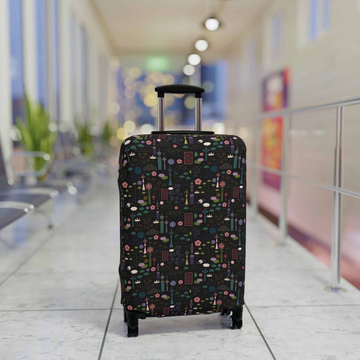 Norigae Night Garden Luggage Cover