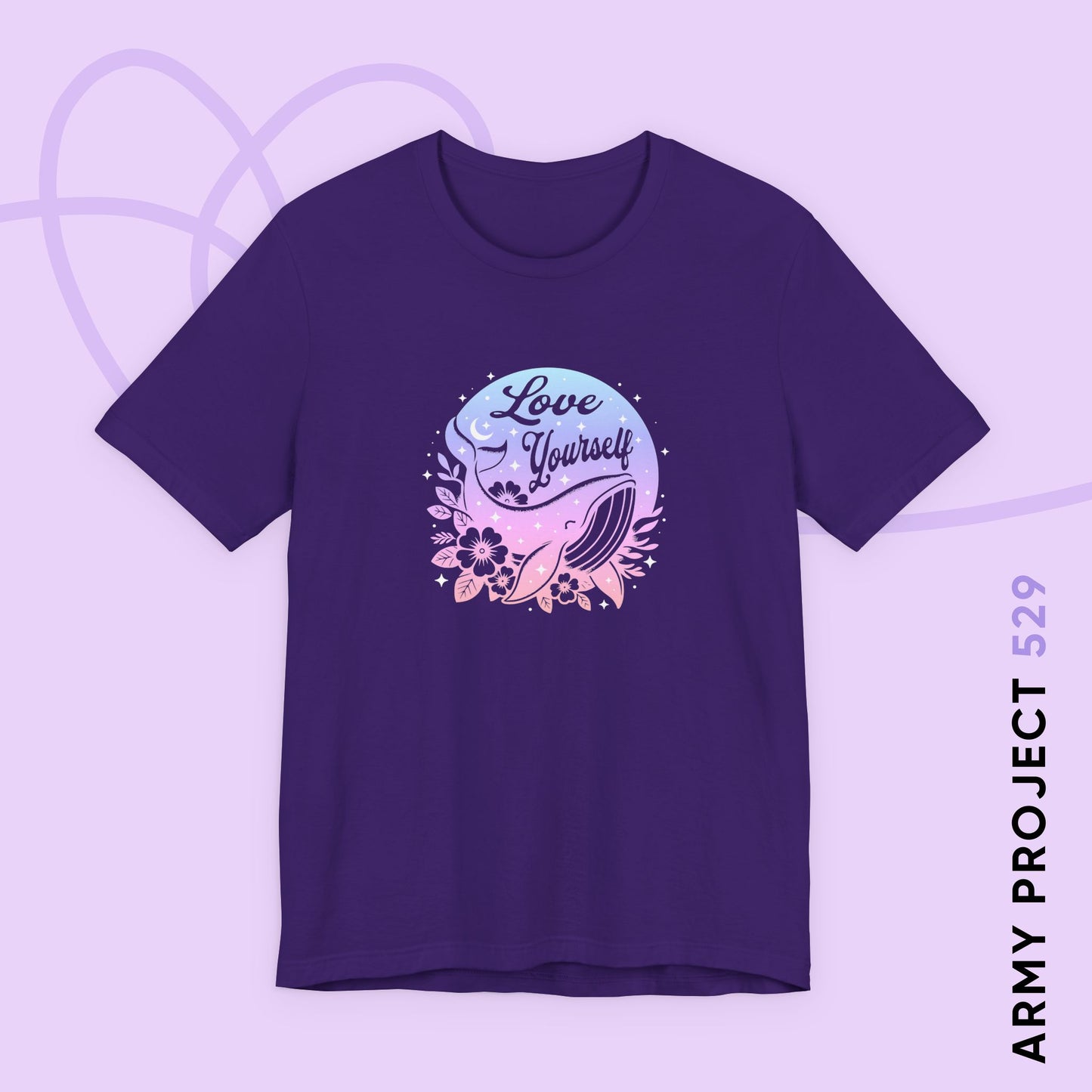 OT7 Short Sleeve Shirt - Love Yourself - Fanmade BTS Merch - Soft Unisex T-Shirt