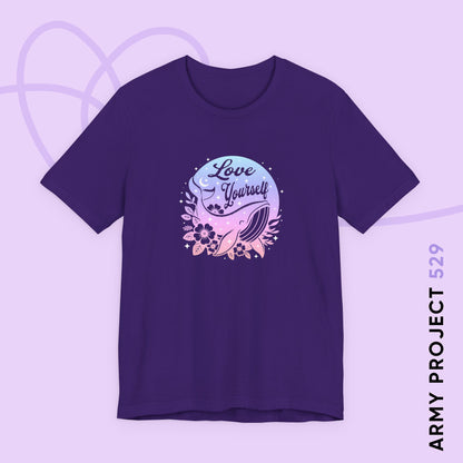OT7 Short Sleeve Shirt - Love Yourself - Fanmade BTS Merch - Soft Unisex T-Shirt
