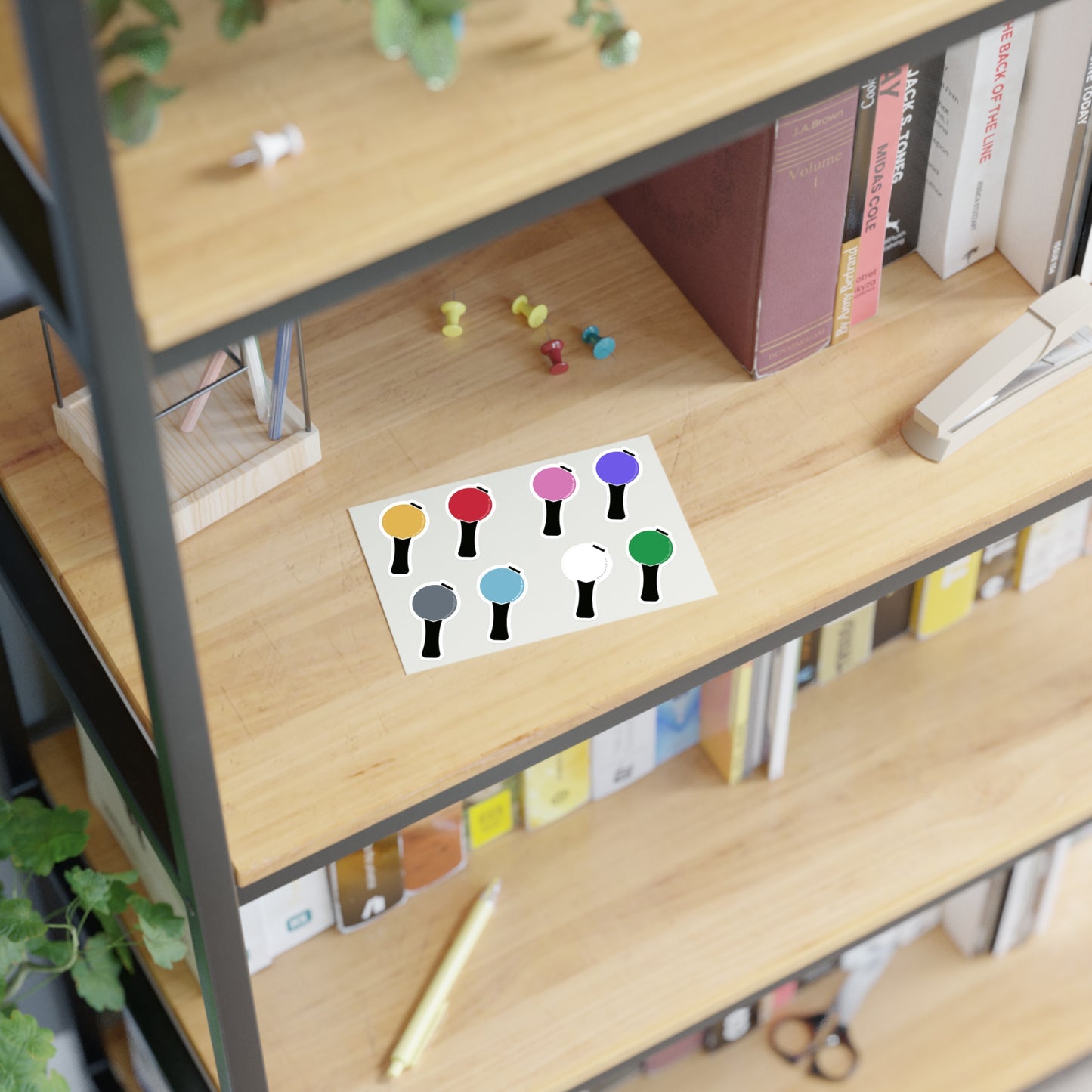 Ma City Map Lightstick Vinyl Sticker Sheet