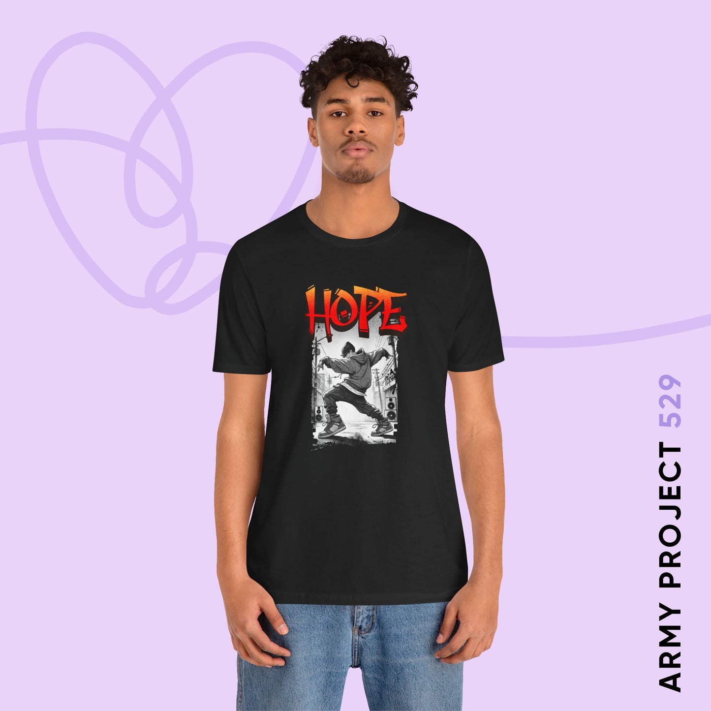 HOTS with Hope (Arson ver.) Unisex Jersey Short Sleeve Tee