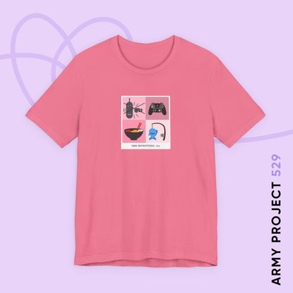Jin Short Sleeve Shirt - Funny Fanmade BTS Merch - Care Instructions - Soft Unisex T-Shirt