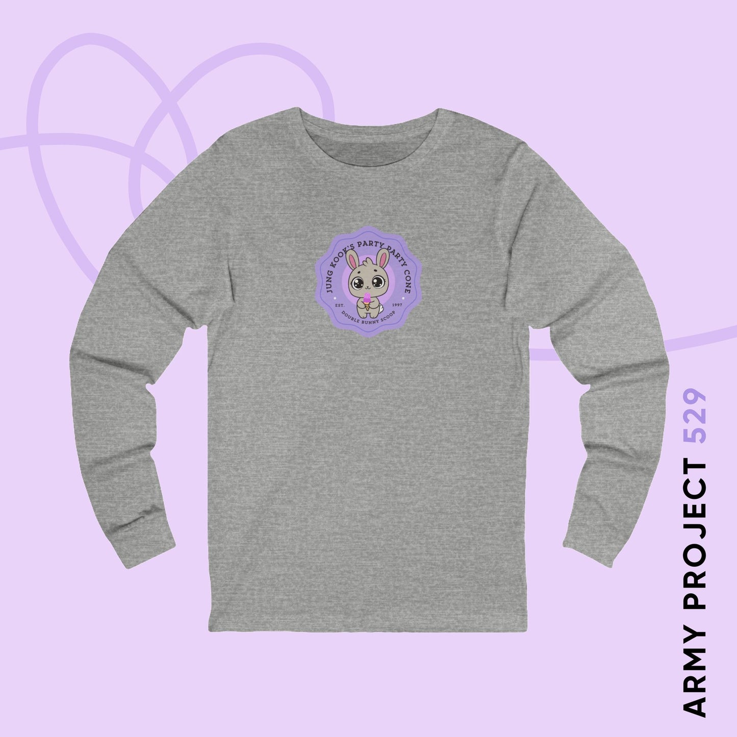Jung Kook Party Party Cone Unisex Jersey Long Sleeve Tee