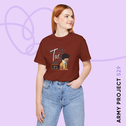 Taehyung 1950s Retro Series Unisex Jersey Short Sleeve Tee