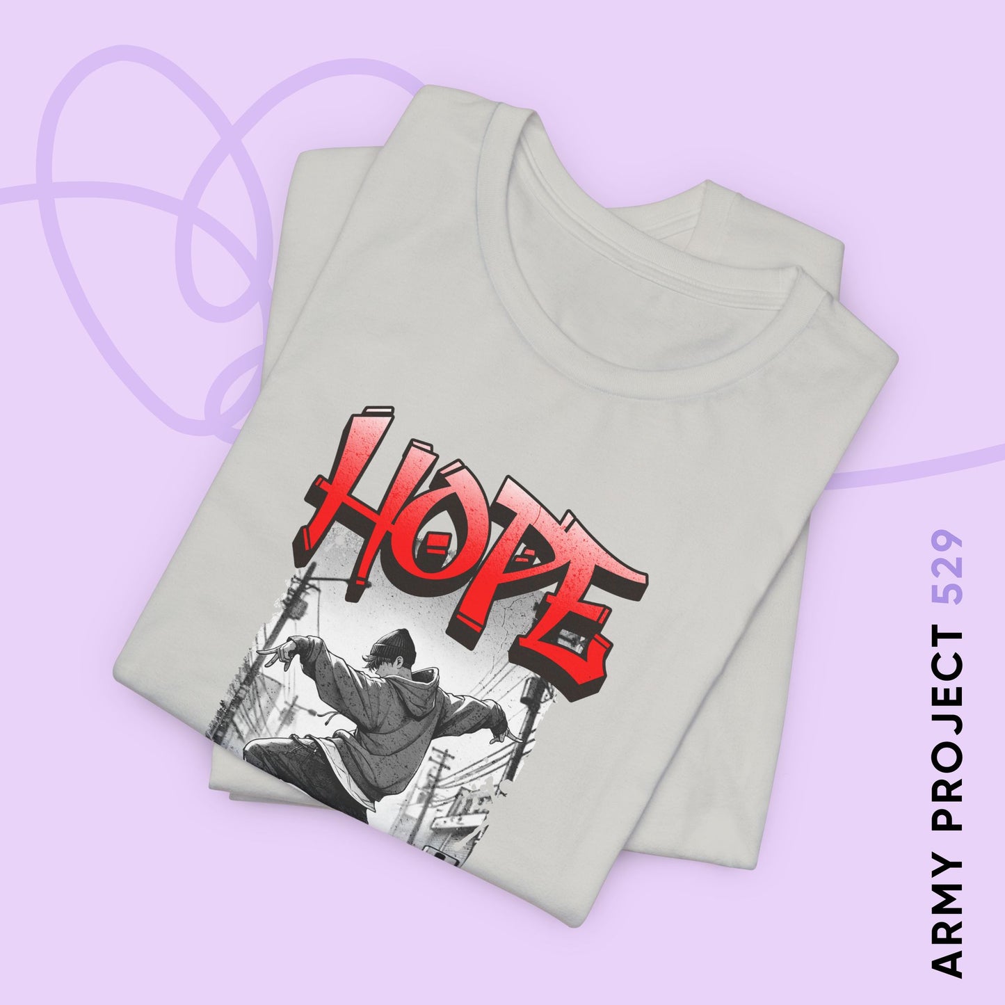HOTS with Hope (Stop Sign ver.) Unisex Jersey Short Sleeve Tee