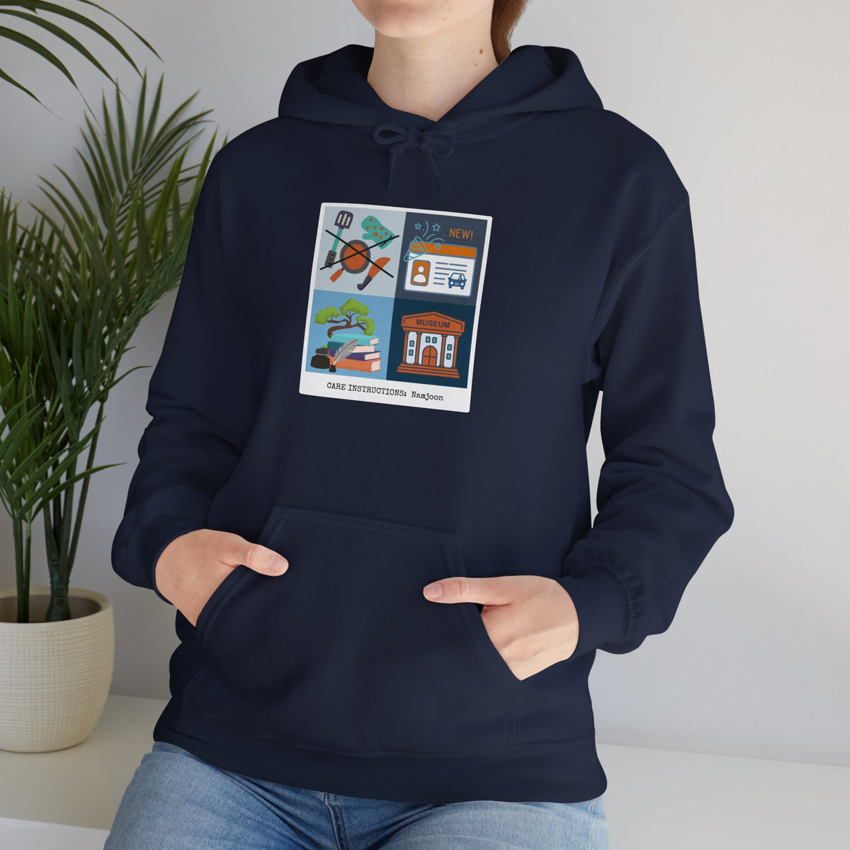 Namjoon Hoodie - Care Instructions - Cozy Unisex Sweatshirt