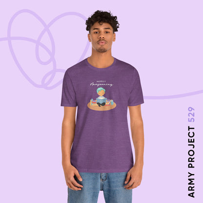 Namjoon Short Sleeve Shirt - Happily Namjooning - Fanmade BTS Merch - Unisex Jersey T-Shirt