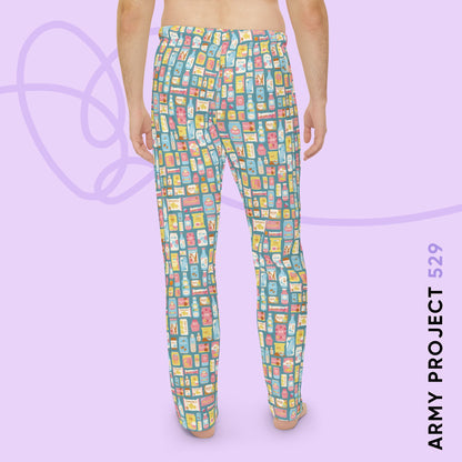 Sweet Pastel Korean Snack Pajama Pants - Unisex K-Pop Lounge Wear