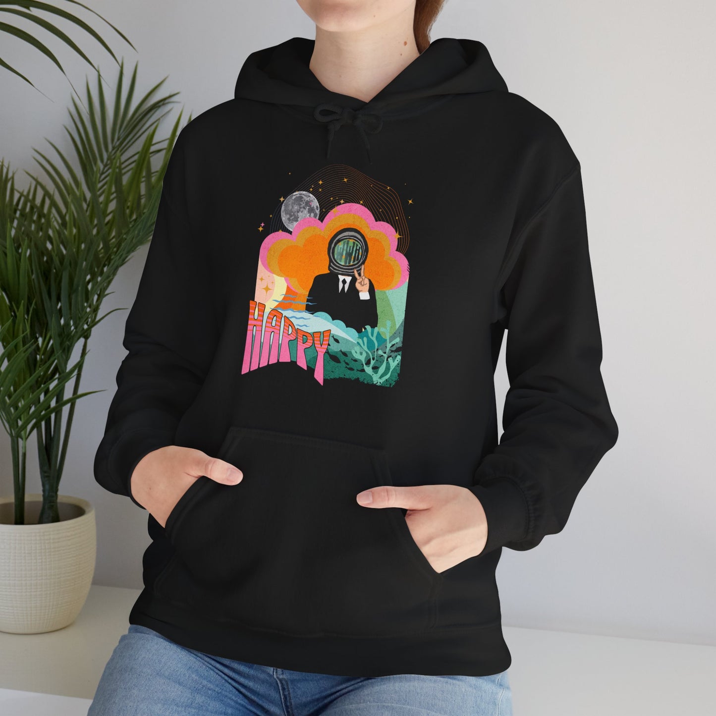 Jin Hoodie - Fanmade BTS Retro Series - 60s Mod Aesthetic - Cozy Unisex Sweatshirt