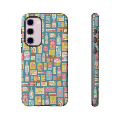 Sweet Pastel Korean Snacks Tough Phone Case - Cute K-Pop Merch - iPhone, Galaxy, Pixel Cover