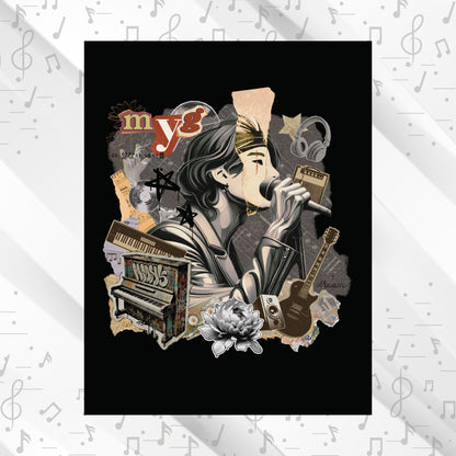 Yoongi 2010s Retro Series Matte Poster