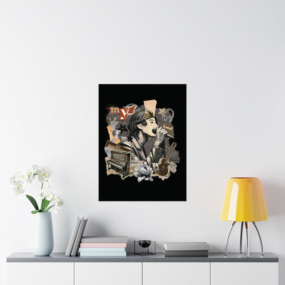 Yoongi 2010s Retro Series Matte Poster