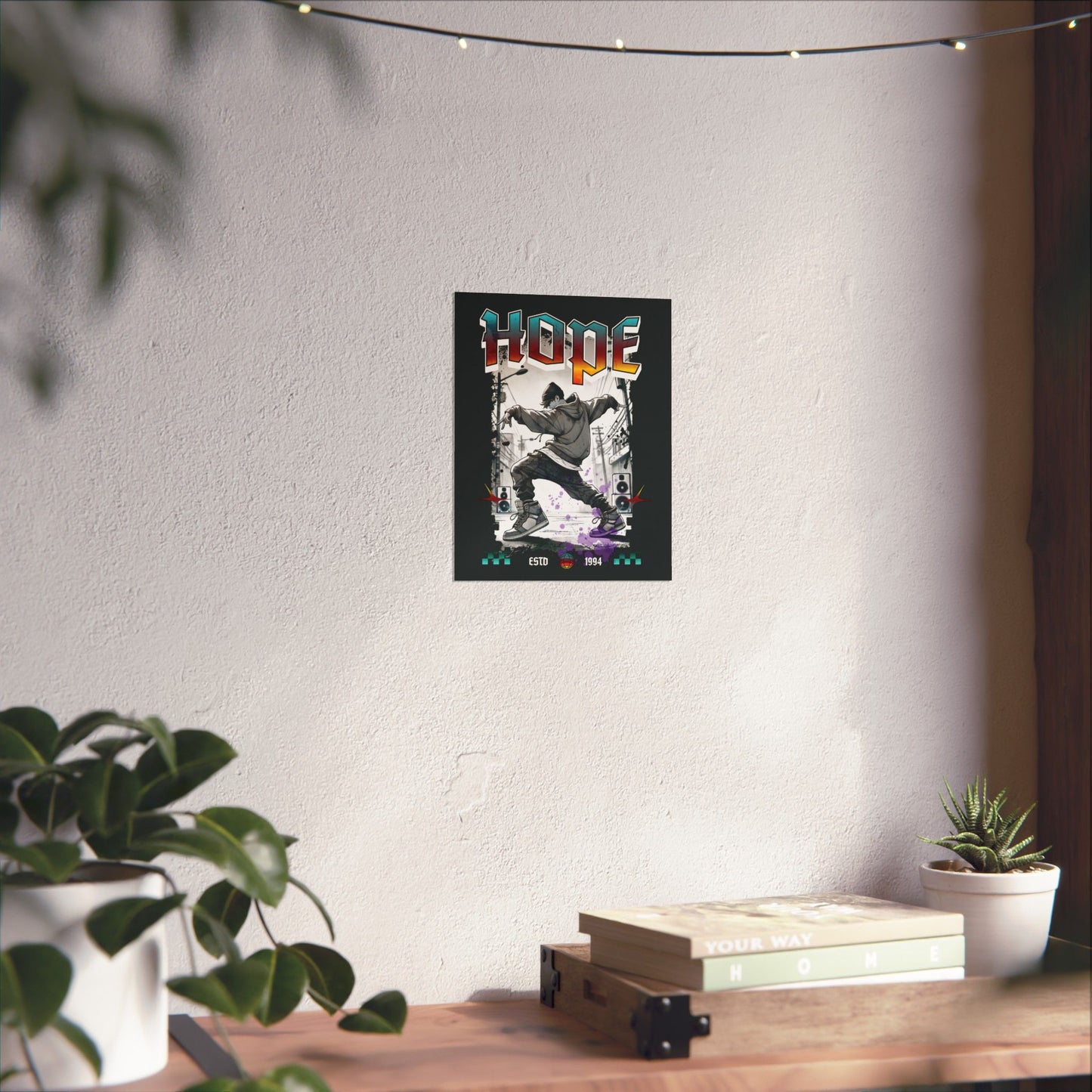 Hobi 1990s Retro Series Matte Poster