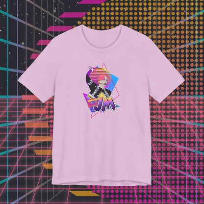 Jimin Short Sleeve Shirt - Fanmade BTS Retro Series - 80s Pop Aesthetic - Soft Unisex T-Shirt