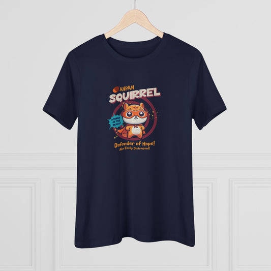 Anpansquirrel Women's Relaxed Jersey Short Sleeve Tee