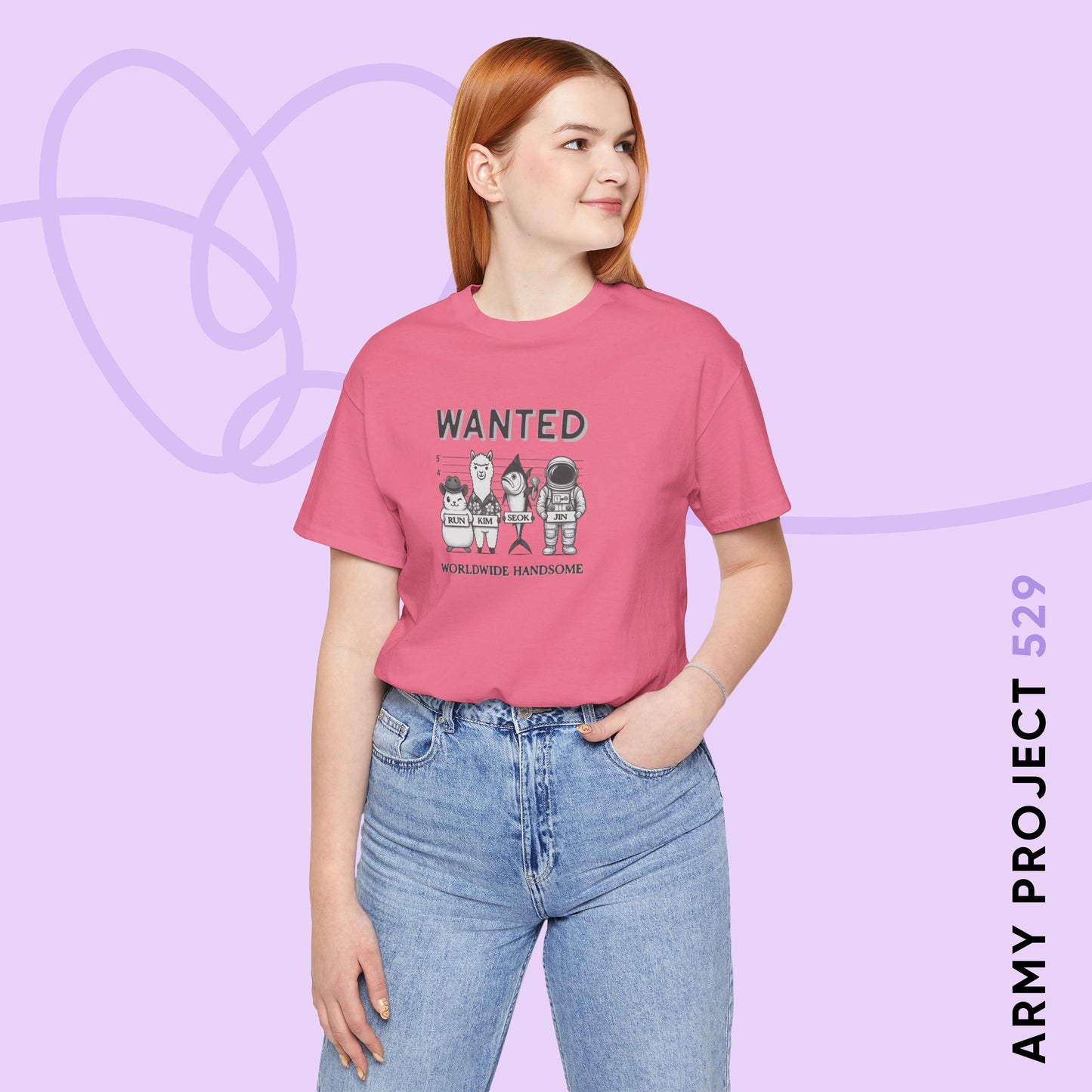 Run Kim Seokjin Unisex Jersey Short Sleeve Tee
