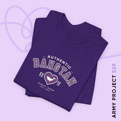 OT7 Short Sleeve Shirt - Bangtan Athletics - Fanmade BTS Merch - Unisex Jersey T-Shirt