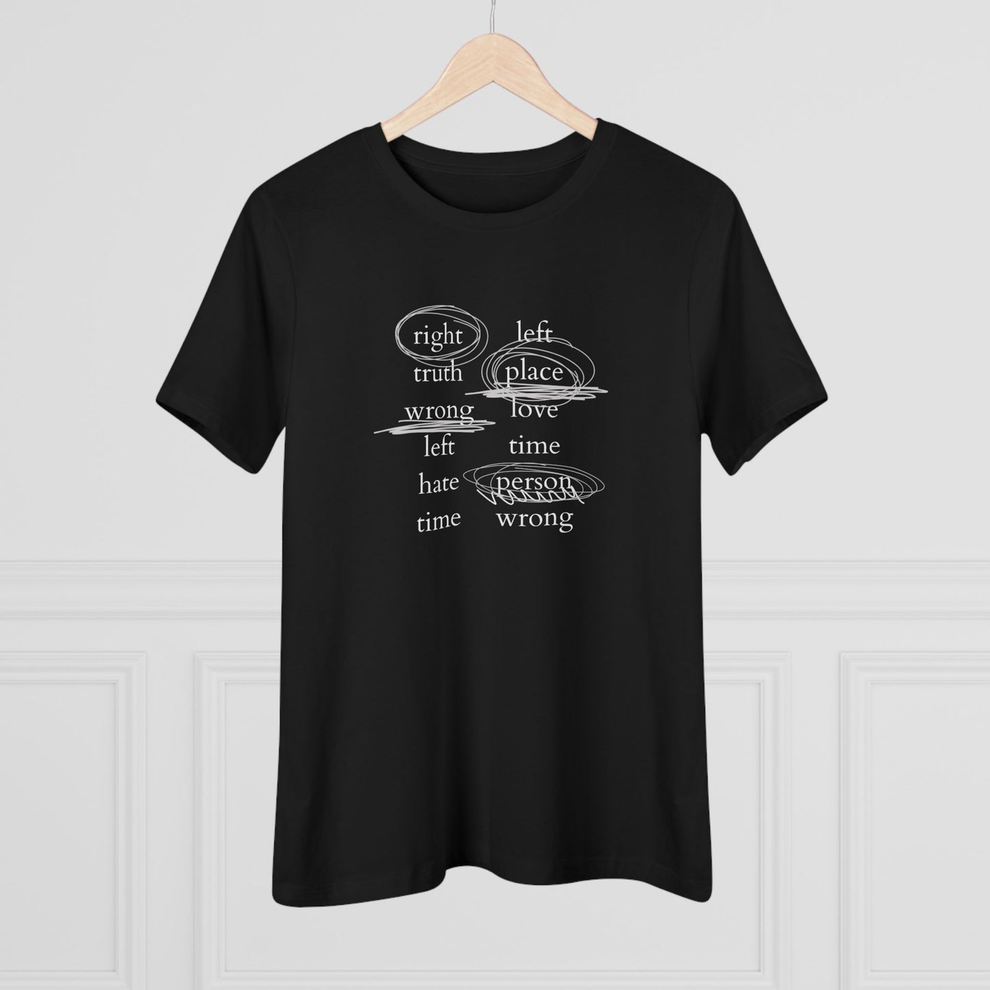 Namjoon Women's Tee - 'Contradictions' - Fanmade BTS Merch - Soft Jersey T-Shirt