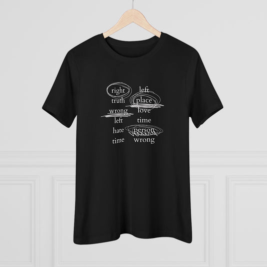 Namjoon Women's Tee - 'Contradictions' - Fanmade BTS Merch - Soft Jersey T-Shirt