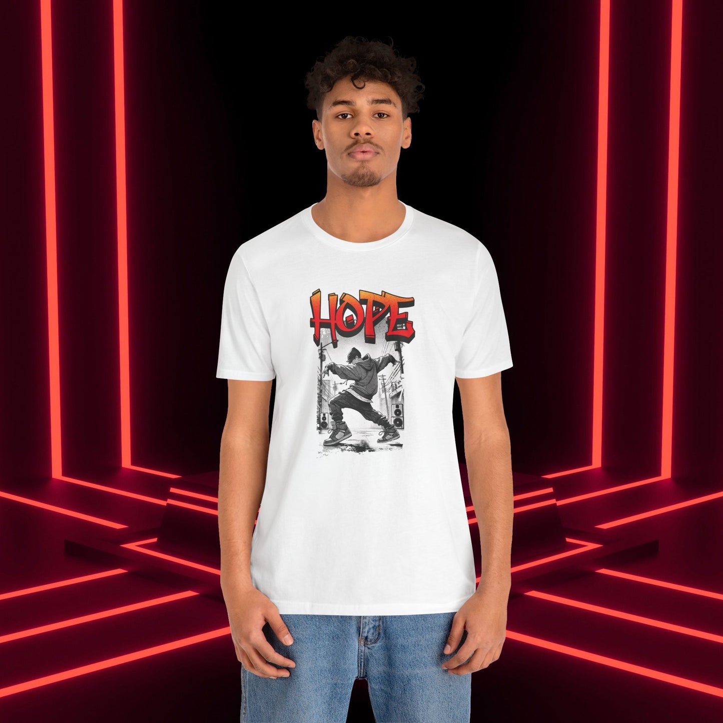 Hobi Concert Short Sleeve Shirt - HOTS with Hope (Arson Ver.) - Fanmade BTS Merch - Soft Unisex T-Shirt