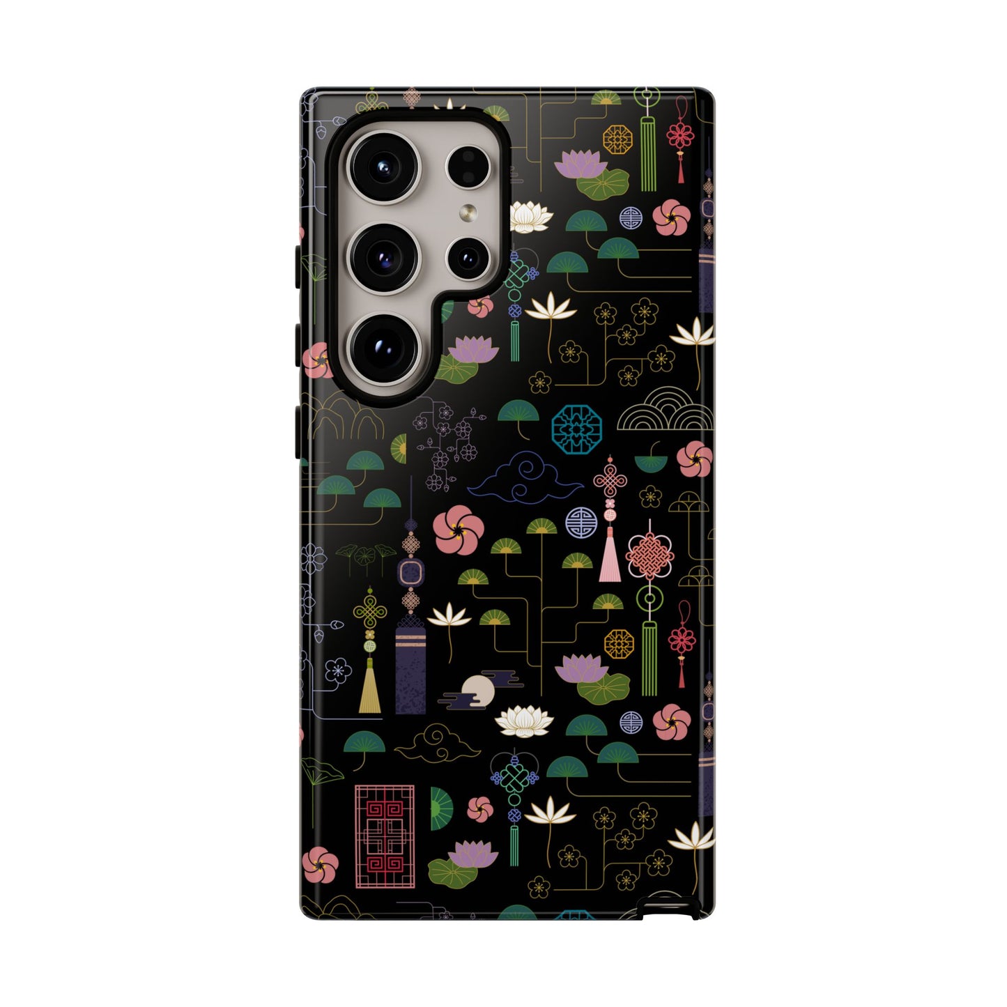 Norigae Night Garden Tough Phone Case - Elegant K-Pop Merch - iPhone, Galaxy, Pixel Cover