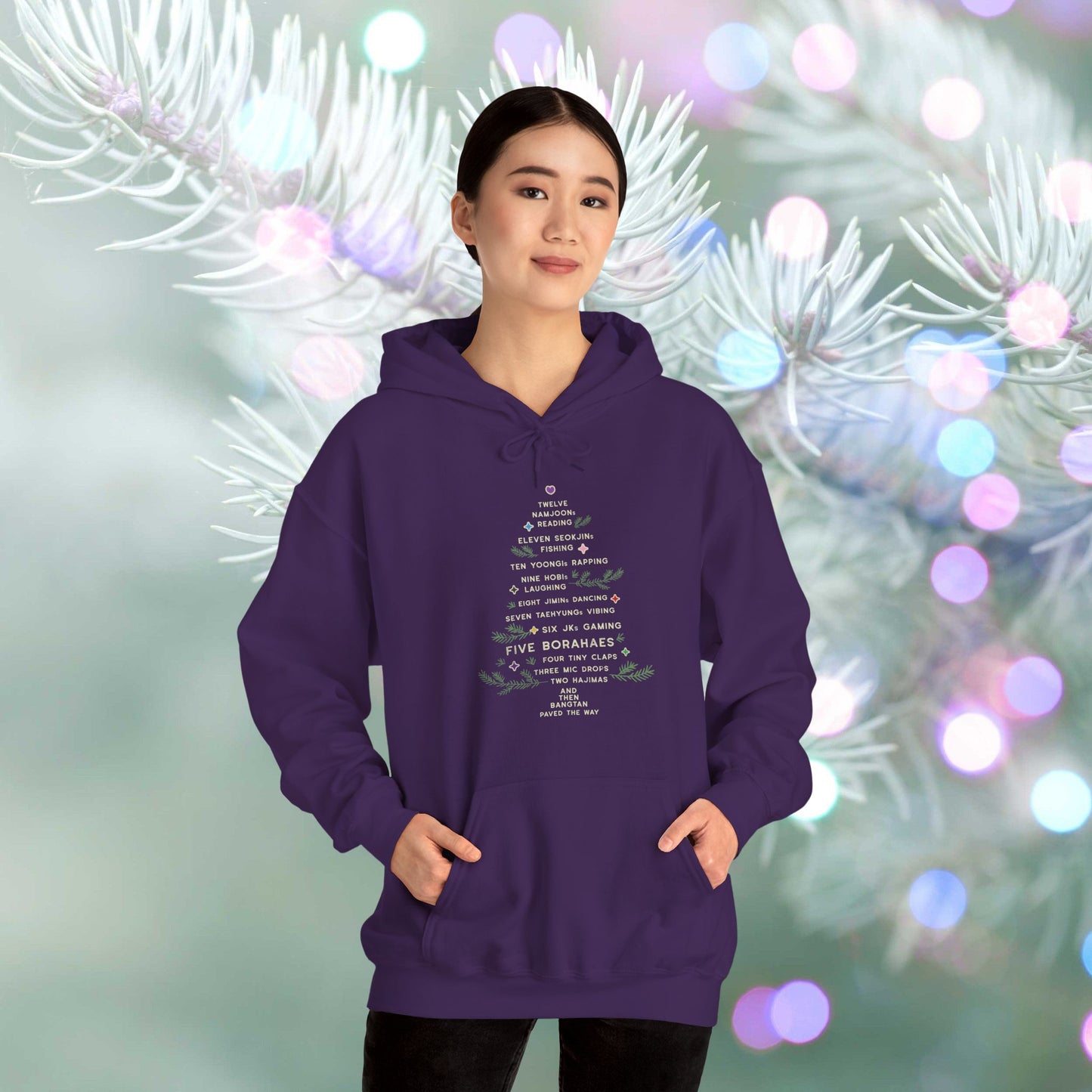 OT7 Hoodie - 12 Days of Bangtan- Fanmade BTS Merch - Cozy Unisex Sweatshirt