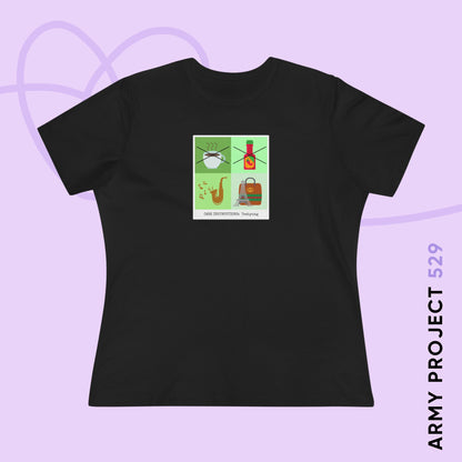 Taehyung Care Instructions Women's Relaxed Jersey Short Sleeve Tee